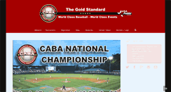 Desktop Screenshot of cababaseball.com